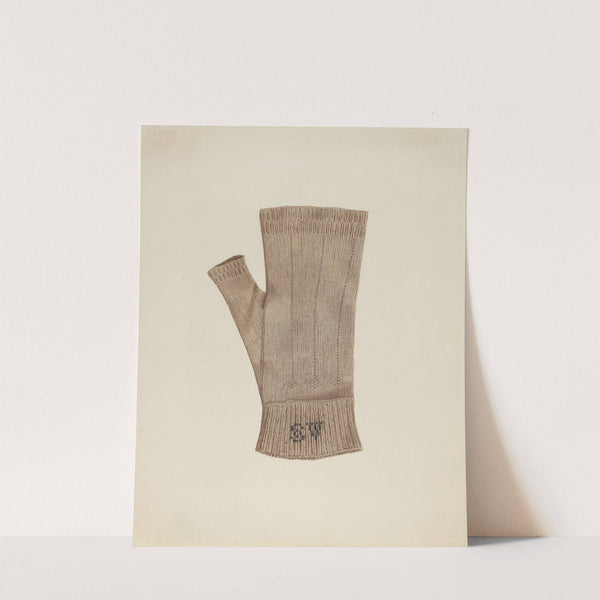 Knitted Glove by Elizabeth Moutal