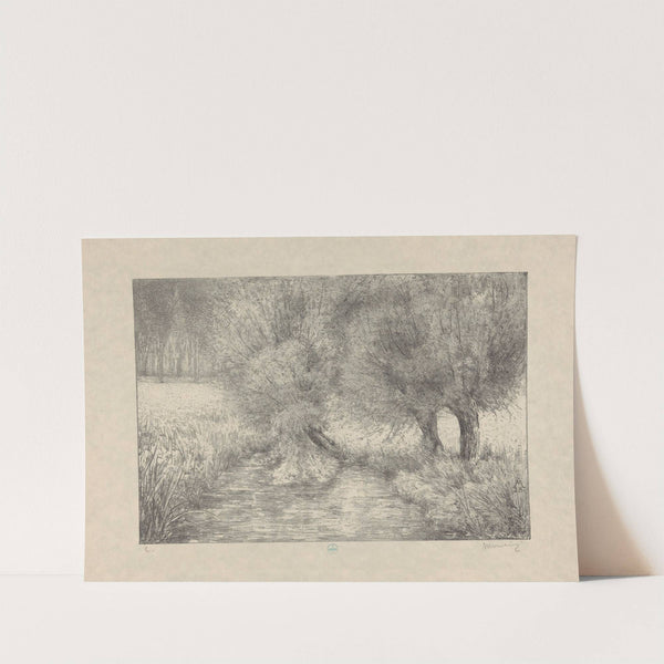 Knotwilgen aan slootkant (1928) by Simon Moulijn