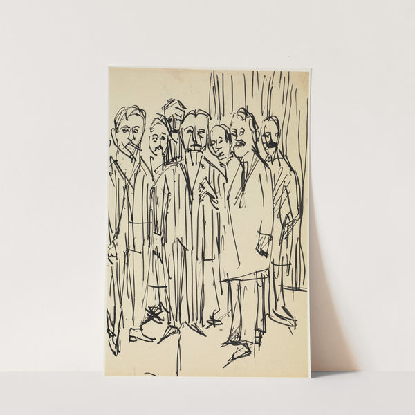 Kollegium (1928) by Ernst Ludwig Kirchner