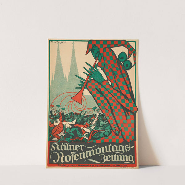 Kölner Rosenmontags-Zeitung (1912) by Hans Schwartz