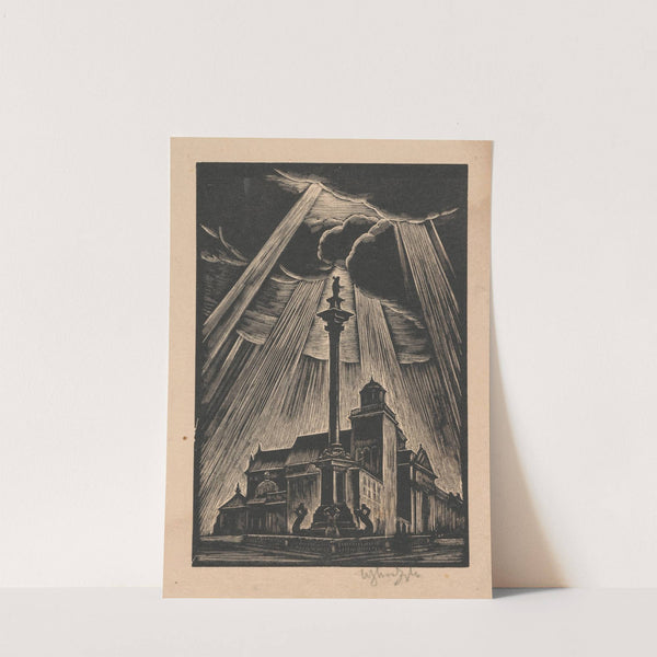 Kolumna Zygmunta (1930) by Władysław Skoczylas