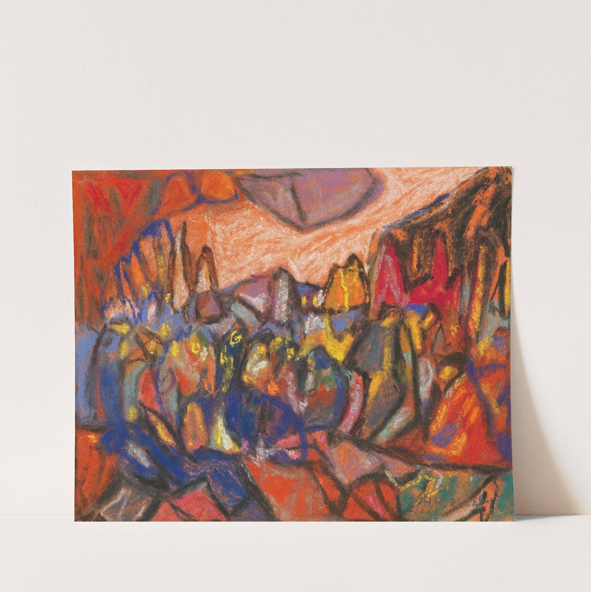 Komposition (1930) by Adolf Hölzel