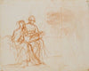 Kompositionsudkast til portrættet af kunstneren og hans hustru Rosine født Dørschel (1791)