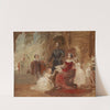 Königliche Familie von Hannover Ölstudie by Friedrich August von Kaulbach