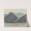 Königsee with the Cliffs of St. Bartholomëe by Wilhelm von Kobell