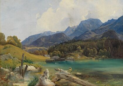 Königssee mit dem Einschiffungsplatz