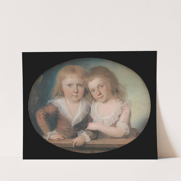 Kontorchef H.E. Moe’s to børn (1760 – 1802) by Jens Juel