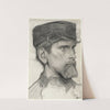 Kop van een man met een muts by Richard Nicolaüs Roland Holst