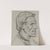 Kop van een man, van opzij (1878 - 1938) by Richard Nicolaüs Roland Holst
