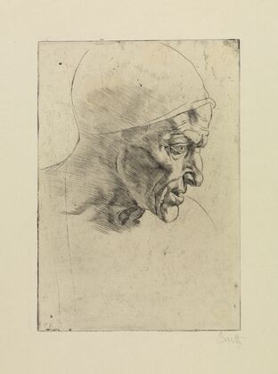 Kopf der Cumäischen Sibylle von der Sixtinischen Kapelle, Rom