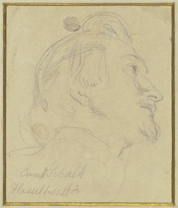 Kopf des Malers Ernst Schalck