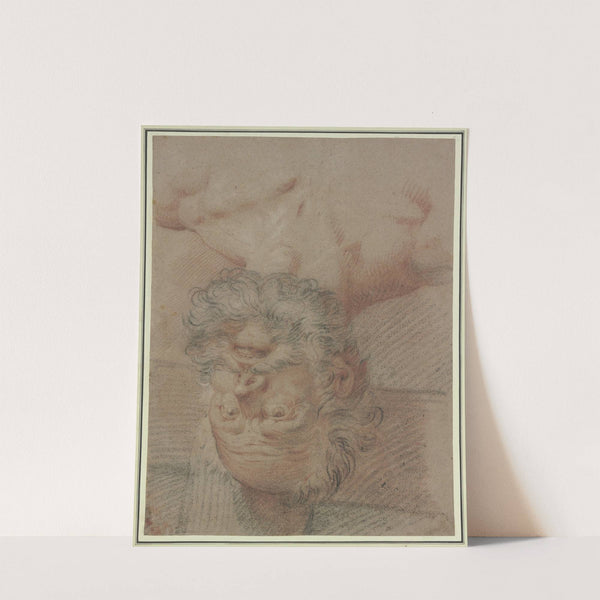 Kopf des Petrus aus Rubens&#039; Kreuzigung Petri by Nicolas Guibal