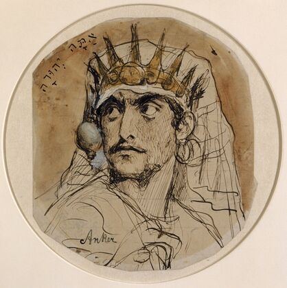 Kopf eines jüdischen Königs (David) (1872)