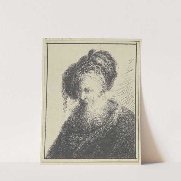 Kopf eines Orientalen nach links by Johann Georg Trautmann