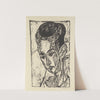 Kopf Tochter Hardt (1914) by Ernst Ludwig Kirchner