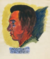 Kopfstudie, aus; ‘Profile’, 10 BlÃ¤tter, Graz X