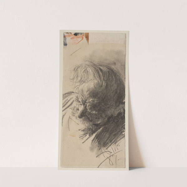 Kopfstudie eines bärtigen alten Mannes (1887) by Adolph von Menzel