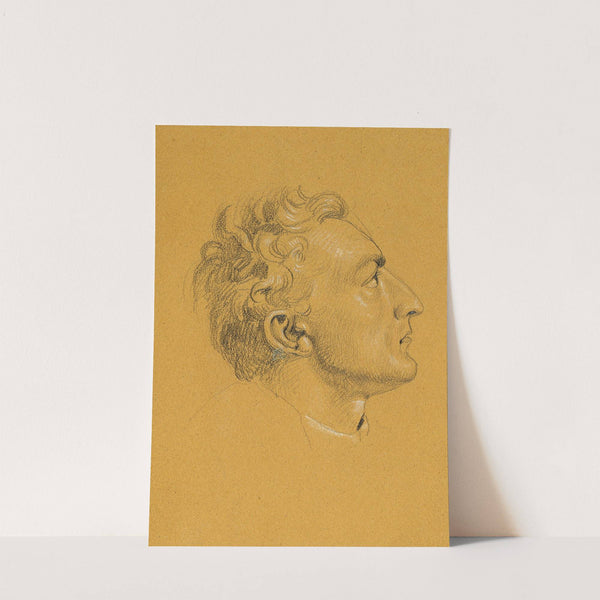 Kopfstudie zu &#039;Rückkehr des Kaisers Franz aus Pressburg&#039; by Johann Peter Krafft