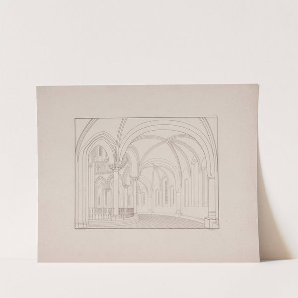 Koromgangen i Roskilde Domkirke by Georg Hoffmann