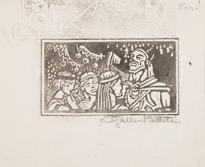 Koru-Kalevala, The Illustrated Kalevala, poem XI, sketch.