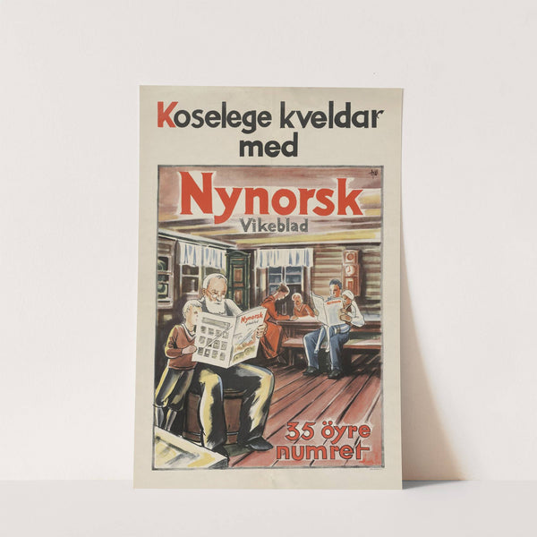 Koselege kveldar med Nynorsk vikeblad, 35 öyre numret by Arne Wold