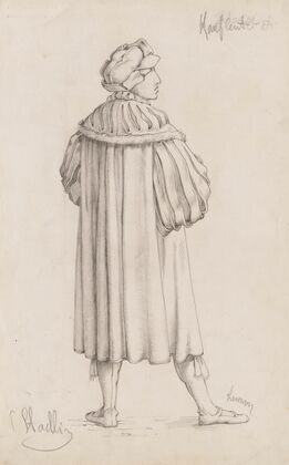 Kostümentwurf für den Festzug von 1879 (Makartfestzug) (1879)