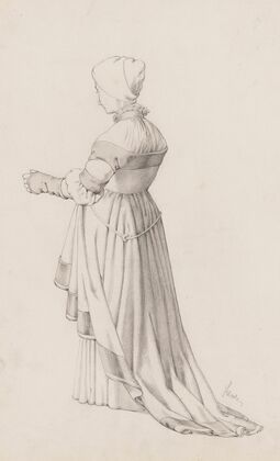 Kostümentwurf für den Festzug von 1879 (Makartfestzug) (1879)
