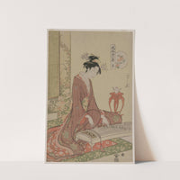 Koto from the series The Six Arts in Fashionable Guise (c. 1793-96) by Chōbunsai Eishi