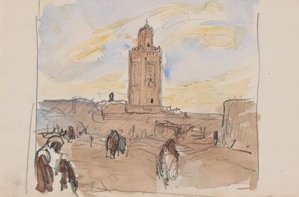 Koutoubia Moskee in Marrakech