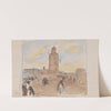 Koutoubia Moskee in Marrakech (1923) by Marius Bauer