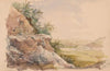 Krajobraz ze zboczem skalnym w Alland (1882)