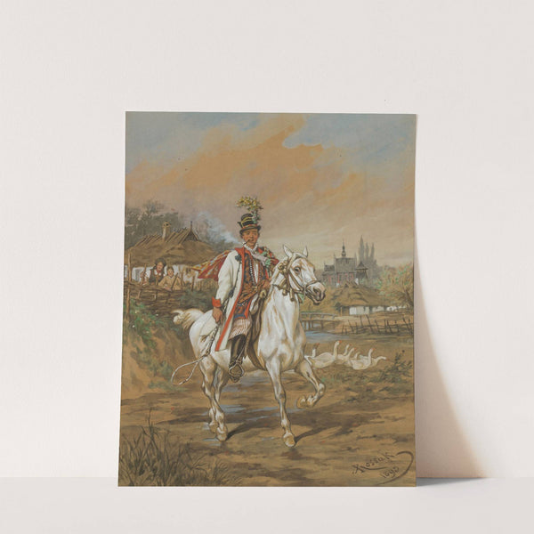 Krakow best man (1893) by Juliusz Kossak