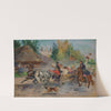 Kraków Wedding on the Road (1941) by Wojciech Kossak