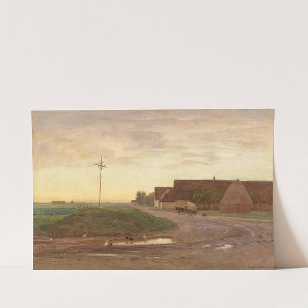 Kreuzweg bei Cayeux (1897) by Eugen Jettel