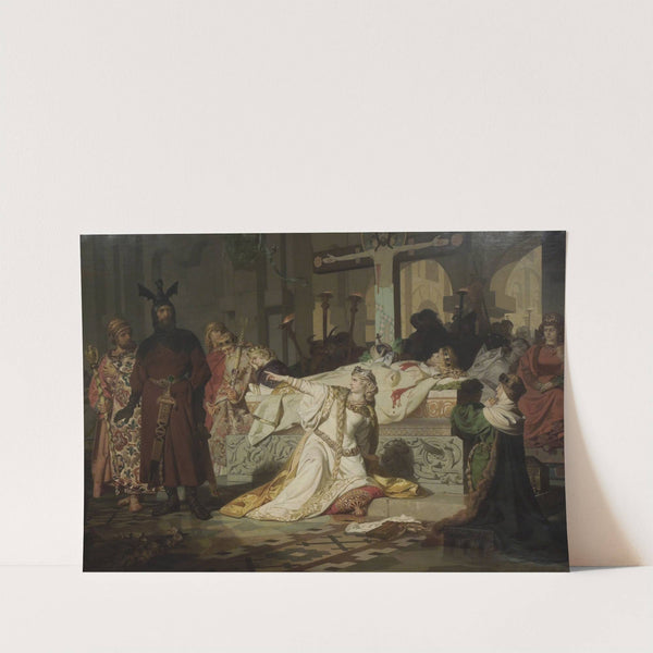 Kriemhild&#039;s Accusation by Emil Lauffer