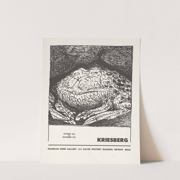 Kriesberg, October 19th to November 12th by Irving Kriesberg