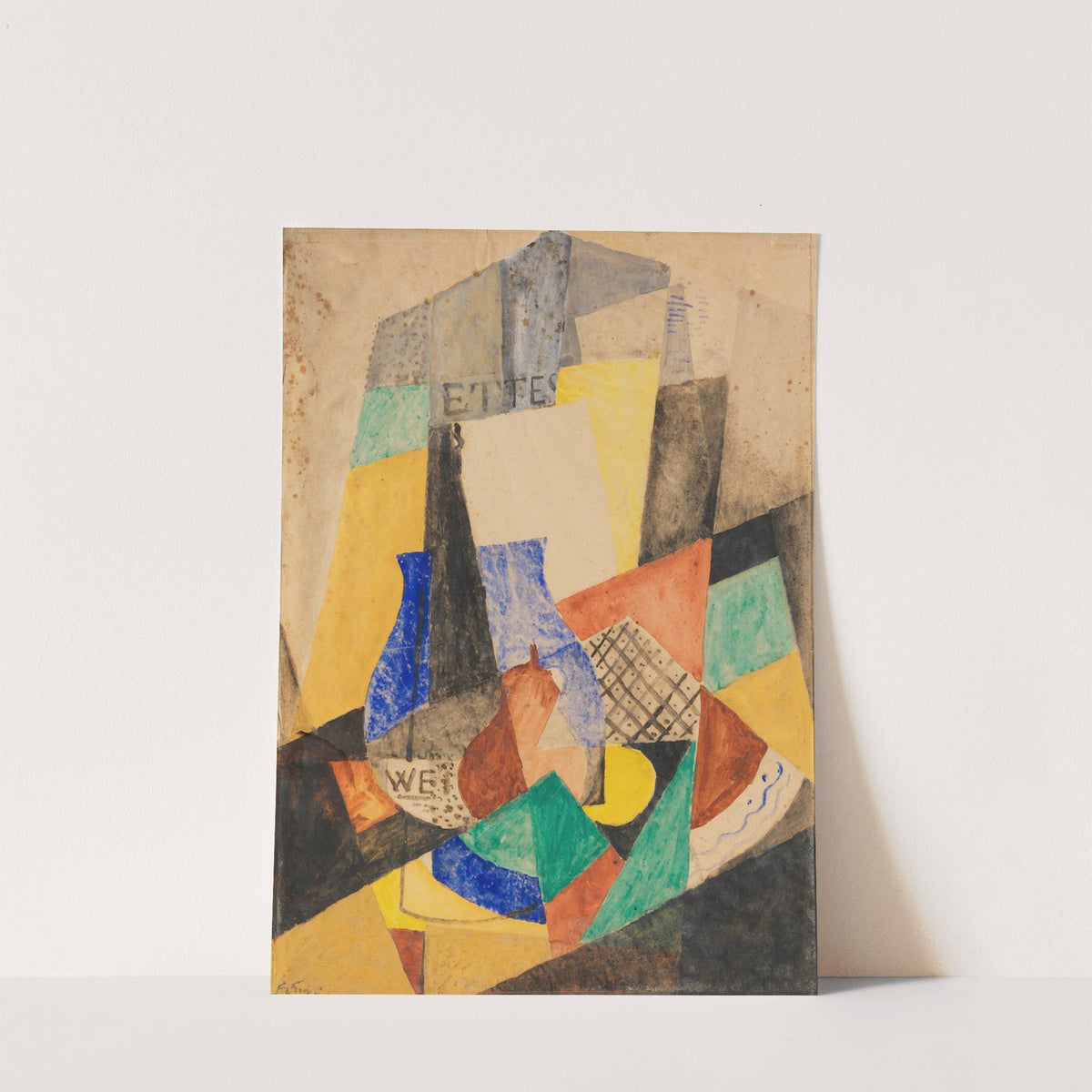 Kubistisches Stillleben by Gottfried Graf