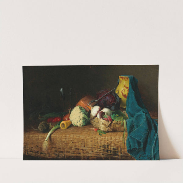 Küchenstillleben mit Tonkrug by Josef Kinzel