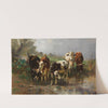 Kühe am Wasser (Ca. 1870-1890) by Anton Braith