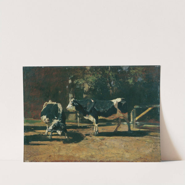 Kühe auf der Weide by Rudolf Ribarz