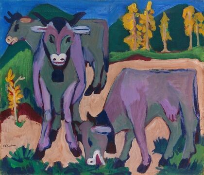 Kühe im Herbst (1924-1926)