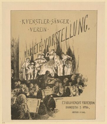 Künstler-Sänger Verein. Varieté-Vorstellung. Etablissement Universum (1904 - 1910) — size preview