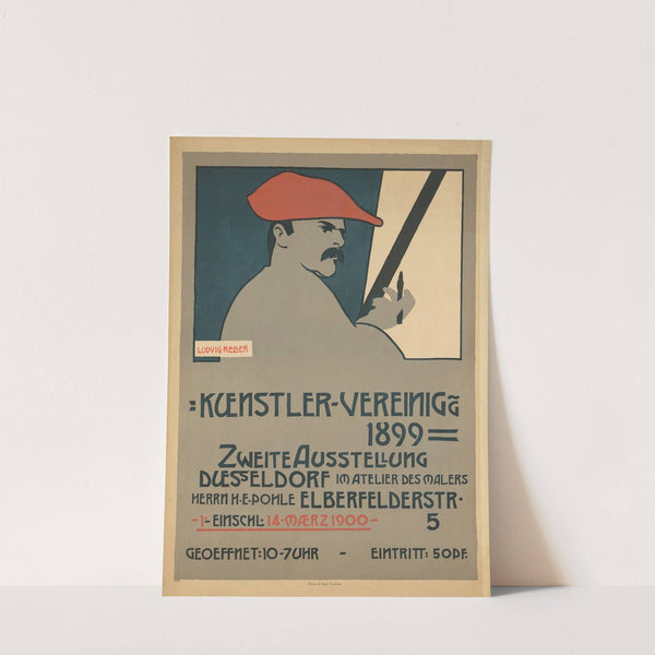 Künstler-Vereinigung 1899. Zweite Ausstellung im Atelier des Malers H. E. Pohle, Düsseldorf (1900) by Ludwig Paul Wilhelm Keller