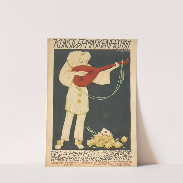 Künstlermaskenfest 1911. Bal de Pierrots (1911) by Louis Philippe Kamm