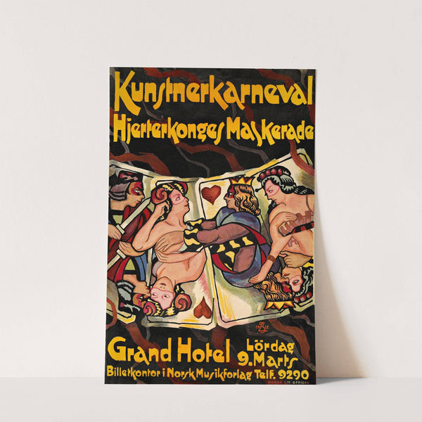 Kunstnerkarneva; Hjerterkonges Maskerade (1912) by Brynjulf Larsson