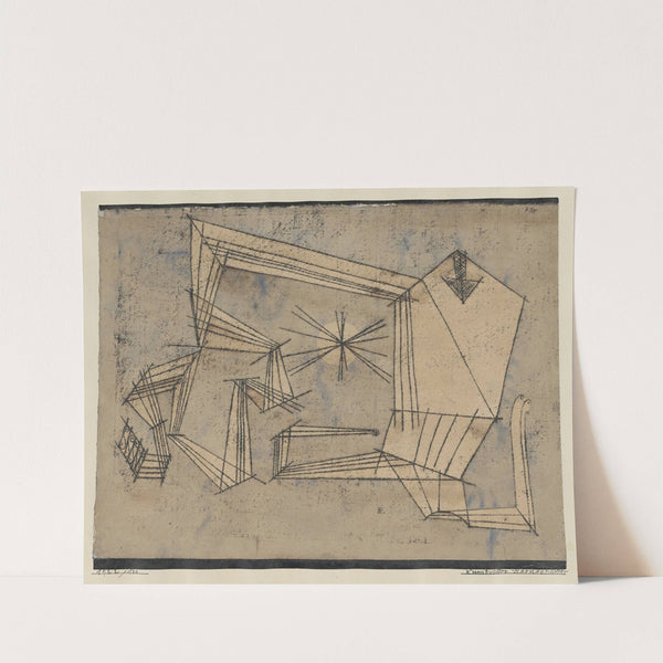 Kunstvoller Sternehälter (Ingenious Star Container) (1922) by Paul Klee