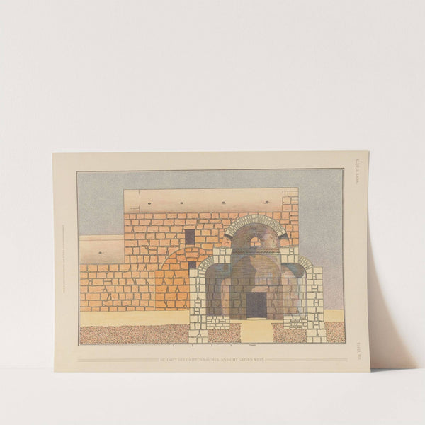 Ḳuṣejr ʻAmra; mit einer Karte von Arabia Petraea Pl.13 by Kaiserliche Akademie der Wissenschaften