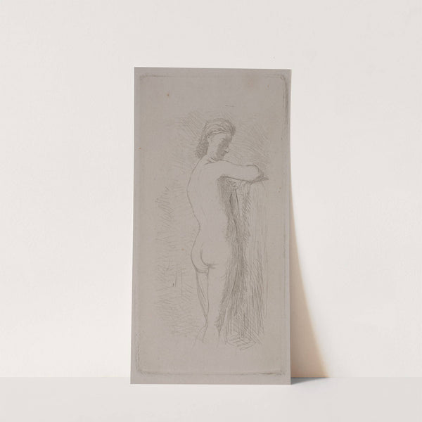 Kvindelig model by Ludvig Abelin Schou