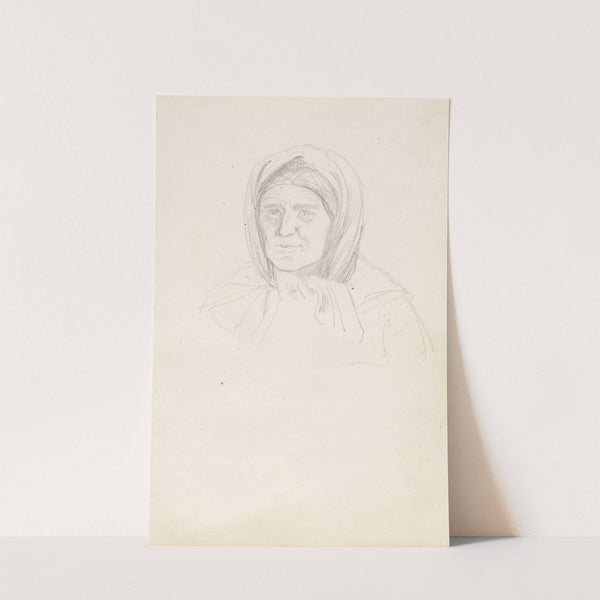 Kvinneportrett (1844) by Adolph Tidemand