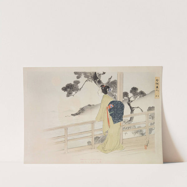 Kyōiku imayō bijin fūzoku zen Pl.08 by Toshikata Mizuno